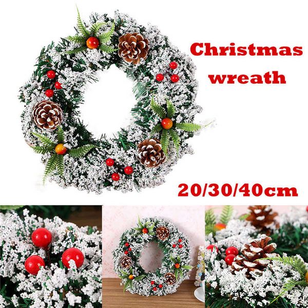 2018 handmade wall hanging christmas wreath decoration for xmas party door garland ornament perfect window decoration #2n7
2018 handmade wall hanging christmas wreath decoration for xmas party door garland ornament perfect window decoration #2n7