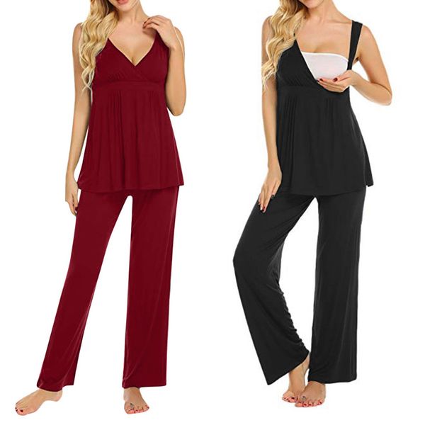 nursing pajamas set summer women for breastfeeding v neck pants sleepwear casual t-shirt maternity pregnancy clothes xly0610, White
nursing pajamas set summer women for breastfeeding v neck pants sleepwear casual t-shirt maternity pregnancy clothes xly0610, White