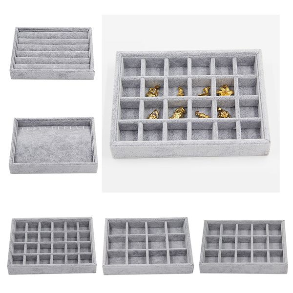 5pc rolls tray insert grid jewelry display storage box tray holder showcase, Black;white
5pc rolls tray insert grid jewelry display storage box tray holder showcase, Black;white