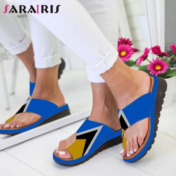 sarairis new arrival classic mixed-color slippers fashion platform flip flops women summer casual low wedges shoes woman, Black
sarairis new arrival classic mixed-color slippers fashion platform flip flops women summer casual low wedges shoes woman, Black