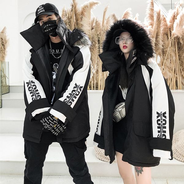 drop shipping men parka cotton thick jacket 2019 winter new warm fashion fleece jackets coats fur collar men's parkas, Black
drop shipping men parka cotton thick jacket 2019 winter new warm fashion fleece jackets coats fur collar men's parkas, Black