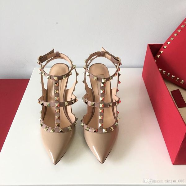 designer sandals women high heels evening party fashion rivets girls pointed shoes dance wedding shoes double straps sandals, Black
designer sandals women high heels evening party fashion rivets girls pointed shoes dance wedding shoes double straps sandals, Black