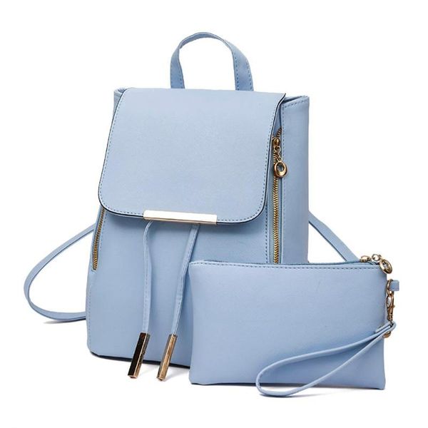 2pcs/set women backpacks students soft pu leather backpack casual school backpacks travel bag candy color fashion
2pcs/set women backpacks students soft pu leather backpack casual school backpacks travel bag candy color fashion