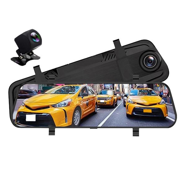 new - car dvr 10 inch ips press screen streaming 1080p rear view mirror dual camera night-vision camera recorder driving recor
new - car dvr 10 inch ips press screen streaming 1080p rear view mirror dual camera night-vision camera recorder driving recor