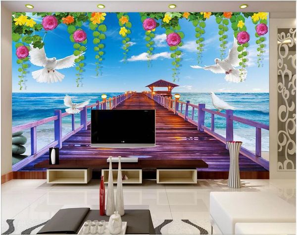 3d wallpaper stickers custom p seaside wooden bridge landscape background wall painting home decoration wallpaper for walls 3 d
3d wallpaper stickers custom p seaside wooden bridge landscape background wall painting home decoration wallpaper for walls 3 d