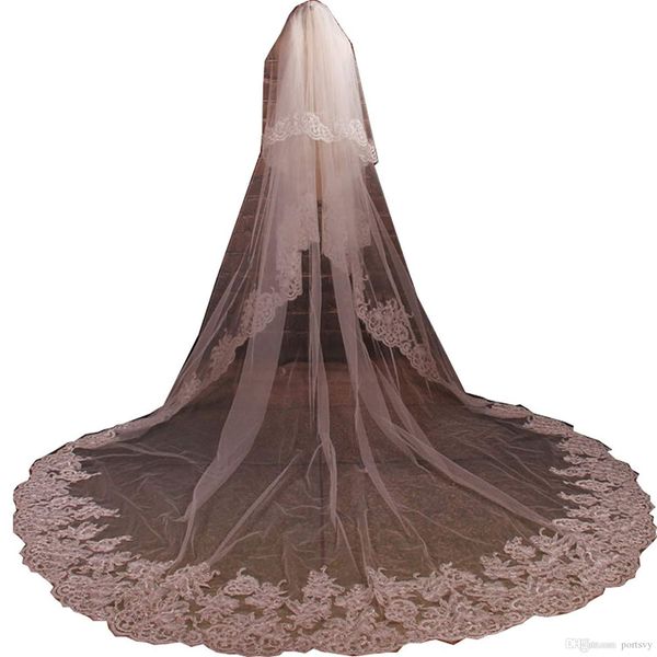 bling wedding veils with sequins cathedral length appliqued 2t lace edge 3m long bridal wedding bridal veil with comb cover face, Black
bling wedding veils with sequins cathedral length appliqued 2t lace edge 3m long bridal wedding bridal veil with comb cover face, Black