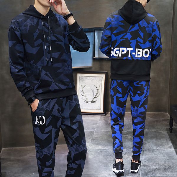 autumn sets men fashion casual camo sports suit men slim pants + pullover fashion 2 piece set size -3xl, Gray
autumn sets men fashion casual camo sports suit men slim pants + pullover fashion 2 piece set size -3xl, Gray