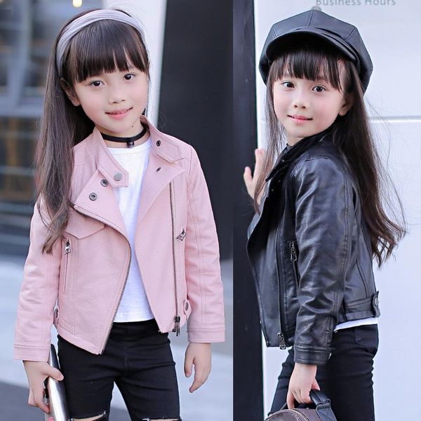 girls pu zipper jackets cool jacket for girl 3-12 years kids classic collar coats teen windbreaker clothing children's outerwear, Blue;gray
girls pu zipper jackets cool jacket for girl 3-12 years kids classic collar coats teen windbreaker clothing children's outerwear, Blue;gray