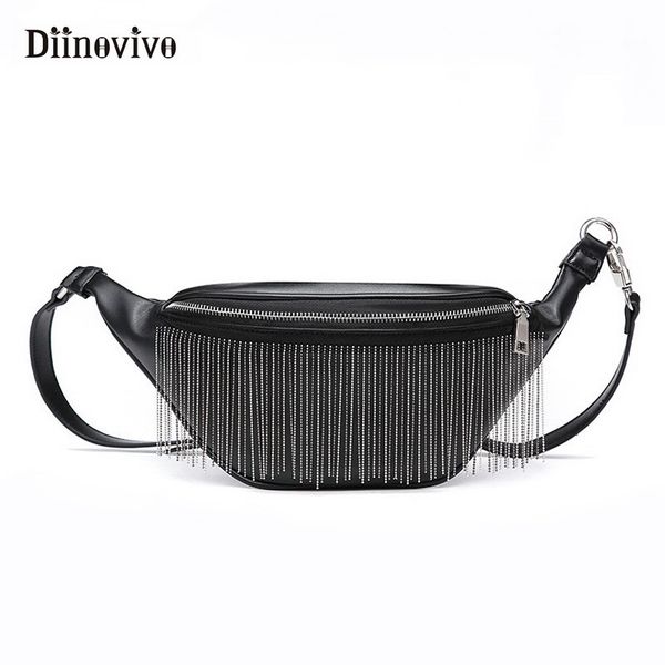 diinovivo punk fanny pack classic women waist bag fashion tassels black leather waist pack bananka belt bag phone purse whdv0702
diinovivo punk fanny pack classic women waist bag fashion tassels black leather waist pack bananka belt bag phone purse whdv0702