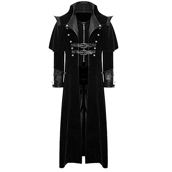 oeak 2019 men retro goth long coat tailcoat vintage steampunk long jackets men vampire cosplay costume party luxury royal coats, Tan;black
oeak 2019 men retro goth long coat tailcoat vintage steampunk long jackets men vampire cosplay costume party luxury royal coats, Tan;black