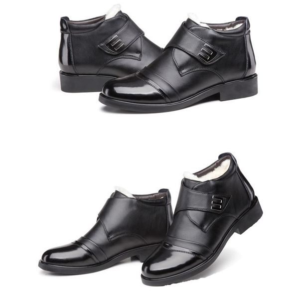 handmade men genuine leather boots men snow boots ankle for man business dress shoes plus size 37-46, Black
handmade men genuine leather boots men snow boots ankle for man business dress shoes plus size 37-46, Black