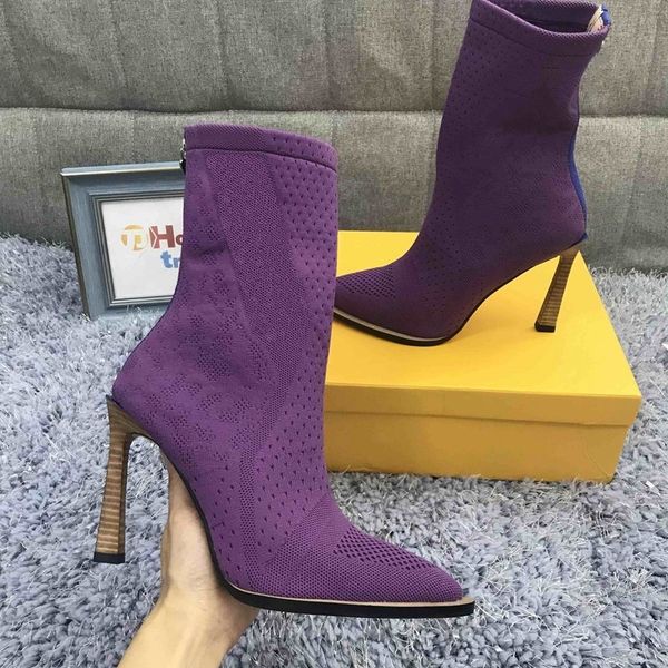 purple knitted sock boots winter sock booties women knitted booties fashion ladies winter shoes box included
purple knitted sock boots winter sock booties women knitted booties fashion ladies winter shoes box included