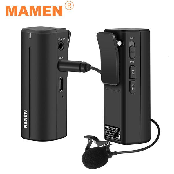 real-time mamen microphone 2.4g wireless monitoring lavalier microphone for smartphone camera dslr dv mini recording microphone
real-time mamen microphone 2.4g wireless monitoring lavalier microphone for smartphone camera dslr dv mini recording microphone