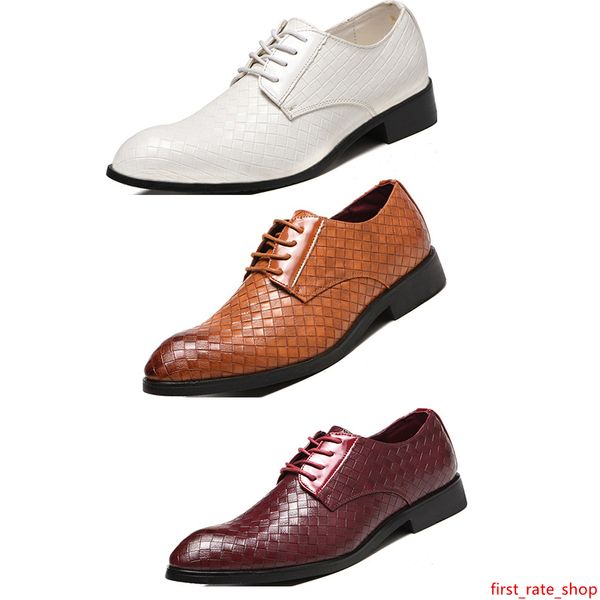 2020 shoes for men dress leather black nine white brown light brown fashion running shoes size 40-45
2020 shoes for men dress leather black nine white brown light brown fashion running shoes size 40-45