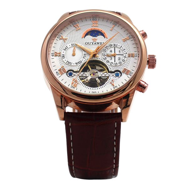 ouyawei 2019 mens watches rose gold male clock moon phase automatic mechanical wristwatch relogio masculino, Slivery;brown
ouyawei 2019 mens watches rose gold male clock moon phase automatic mechanical wristwatch relogio masculino, Slivery;brown