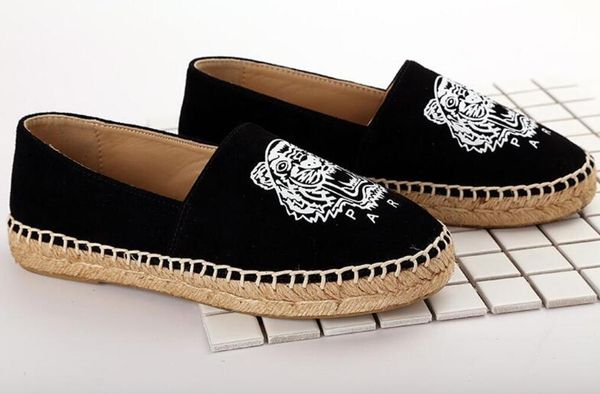 2021 popular style womens low-tiger espadrilles fisherman shoe casual sneakers canvas sheep skin leather flat shoes 35-41, Black
2021 popular style womens low-tiger espadrilles fisherman shoe casual sneakers canvas sheep skin leather flat shoes 35-41, Black