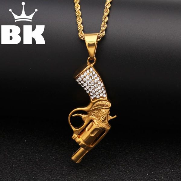 gold tone stainless steel an inverted bending tail gun pendant necklace necklace 3mm 24inch cuban chain, Silver
gold tone stainless steel an inverted bending tail gun pendant necklace necklace 3mm 24inch cuban chain, Silver