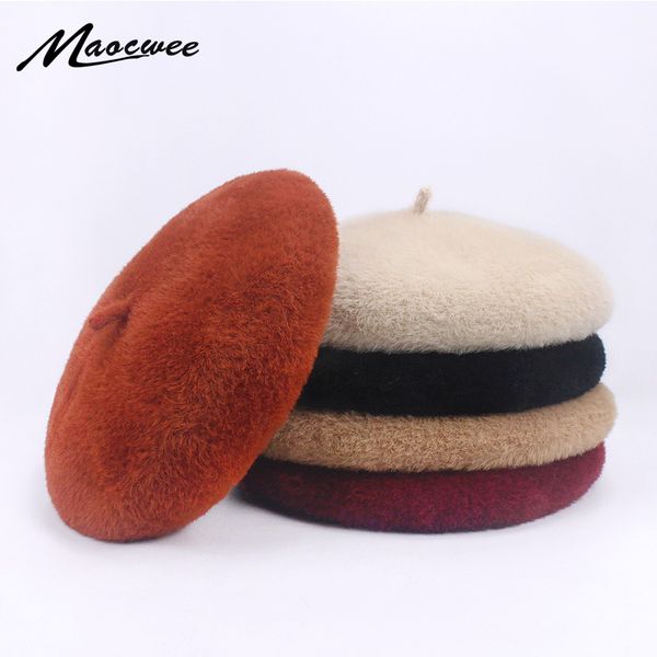 lady solid color black mink cashmere beret spring autumn women flat cap knit wool crochet girls fashion british style hat cap, Blue;gray
lady solid color black mink cashmere beret spring autumn women flat cap knit wool crochet girls fashion british style hat cap, Blue;gray