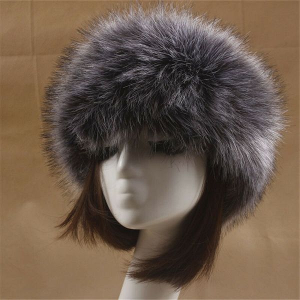 women thick fluffy russian cap lady faux fur headband hat winter ear warmer ski hats casual winter russian warmer ear ski caps, Blue;gray
women thick fluffy russian cap lady faux fur headband hat winter ear warmer ski hats casual winter russian warmer ear ski caps, Blue;gray