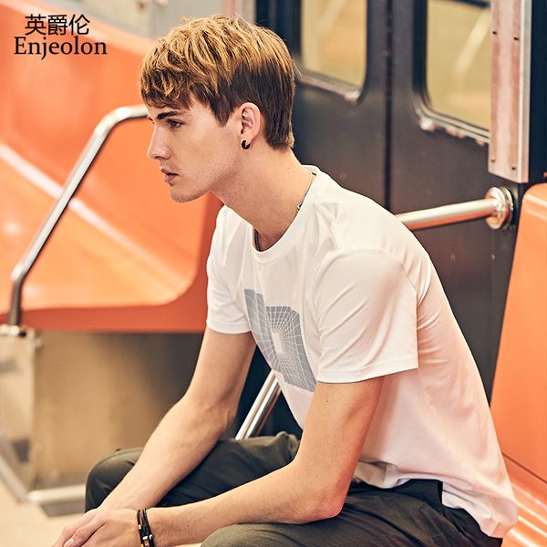 enjeolon new t shirt men summer fashion o neck t shirt slim men t-shirt cool gepmetric printing t-shirt tees 3xl t8150, White;black
enjeolon new t shirt men summer fashion o neck t shirt slim men t-shirt cool gepmetric printing t-shirt tees 3xl t8150, White;black