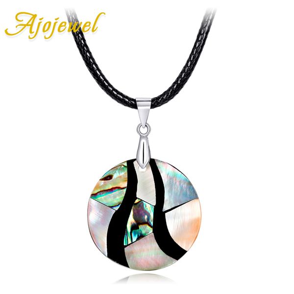 high quality splice color round paua seashell necklaces statement necklace for women all match accessories jewelry, Silver
high quality splice color round paua seashell necklaces statement necklace for women all match accessories jewelry, Silver