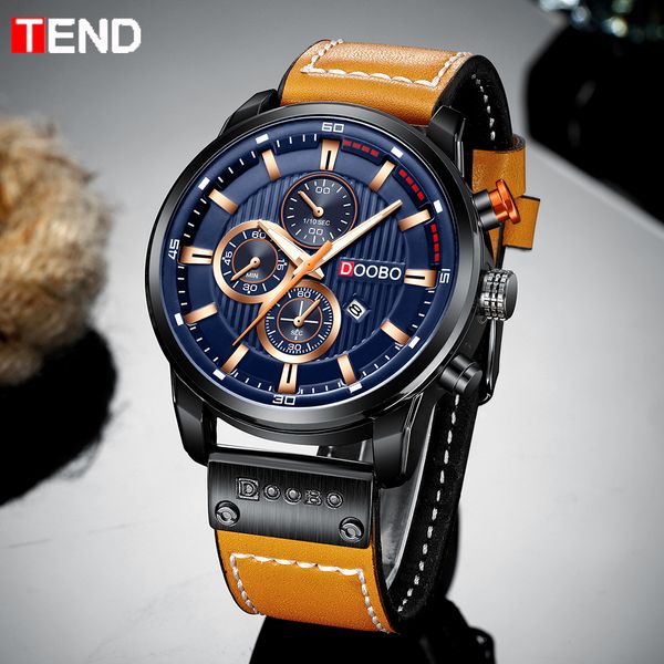 new watches men luxury brand tend chronograph men sport watches leather strap quartz wristwatch relogio masculino, Slivery;brown
new watches men luxury brand tend chronograph men sport watches leather strap quartz wristwatch relogio masculino, Slivery;brown