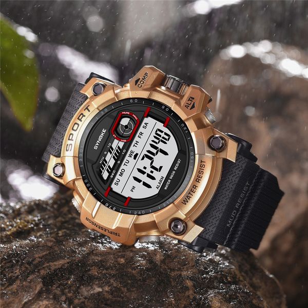 sport watch men fashion casual multi-function wrist watch led digital double action pu plastic strap buckle round relojes, Slivery;brown
sport watch men fashion casual multi-function wrist watch led digital double action pu plastic strap buckle round relojes, Slivery;brown