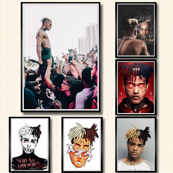 xxxtentacion rap hip hop music star singer art poster white coated paper print painting for home decor wall art poster
xxxtentacion rap hip hop music star singer art poster white coated paper print painting for home decor wall art poster