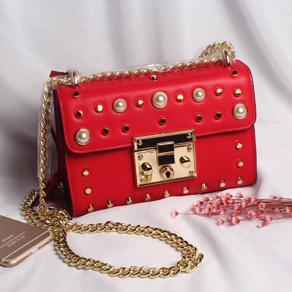 elegant2019 leather genuine woman pearl willow nail chain leisure time small square package
elegant2019 leather genuine woman pearl willow nail chain leisure time small square package