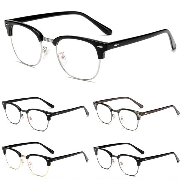 plain mirror classic half- myopia frame men's myopia glasses business art tr glasses frame, Silver
plain mirror classic half- myopia frame men's myopia glasses business art tr glasses frame, Silver
