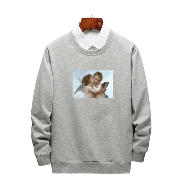 men's & women's hoodies with angel print 2020 new mens casual pullover sweatshirt fashion o-neck couple clothing size m-2xl wholes, Black
men's & women's hoodies with angel print 2020 new mens casual pullover sweatshirt fashion o-neck couple clothing size m-2xl wholes, Black