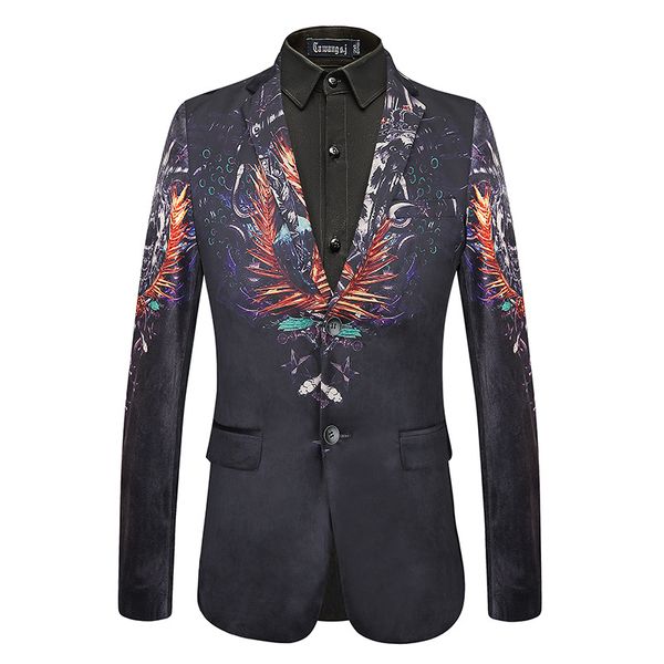 yushu black 2019 mens fashion print blazer wedding prom masculino blazers casual male slim fit suit jacket costume, White;black
yushu black 2019 mens fashion print blazer wedding prom masculino blazers casual male slim fit suit jacket costume, White;black