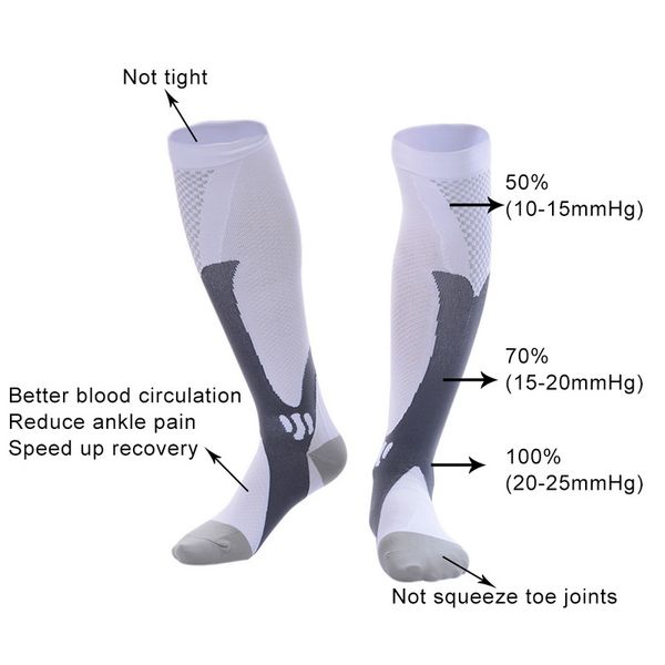 lasperal 1 pair new fashion compression socks support athletic running pregnancy health socks outdoor sports racing cycling sock, Black
lasperal 1 pair new fashion compression socks support athletic running pregnancy health socks outdoor sports racing cycling sock, Black