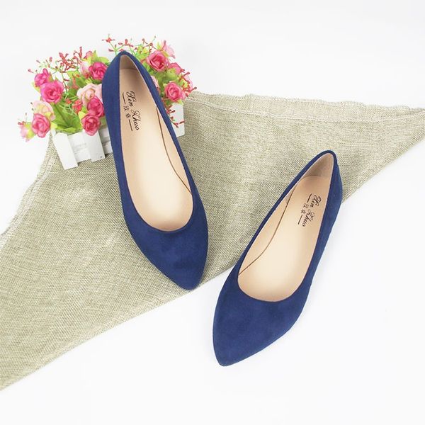 new versatile flat shoes fashion trend ladies plus size women's shoes comfortable work 33-44, Black