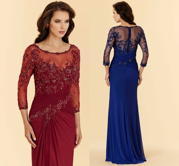 vintage royal blue evening dresses applique chiffon prom party dress formal event gown mother of the bride evening dress, Black;red
vintage royal blue evening dresses applique chiffon prom party dress formal event gown mother of the bride evening dress, Black;red