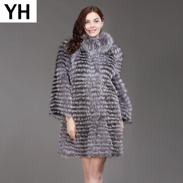 2019 winter women real silver fur coat lady soft warm real fur overcoat fashion 100% genuine long style jacket, Black
2019 winter women real silver fur coat lady soft warm real fur overcoat fashion 100% genuine long style jacket, Black