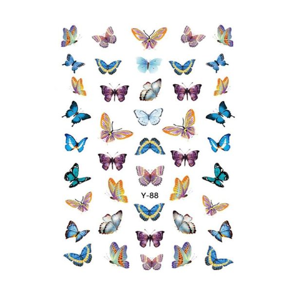 stickers & decals nail butterfly sticker 3d cute waterproof beautify nails diy template creative, Black 
stickers & decals nail butterfly sticker 3d cute waterproof beautify nails diy template creative, Black
