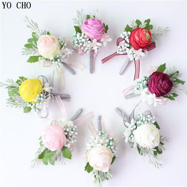 yo cho silk rose men corsage pin flower wedding bracelet for bridesmaid artificial flowers white pink groom boutonniere men wedding wrist ie, Black;gray
yo cho silk rose men corsage pin flower wedding bracelet for bridesmaid artificial flowers white pink groom boutonniere men wedding wrist ie, Black;gray