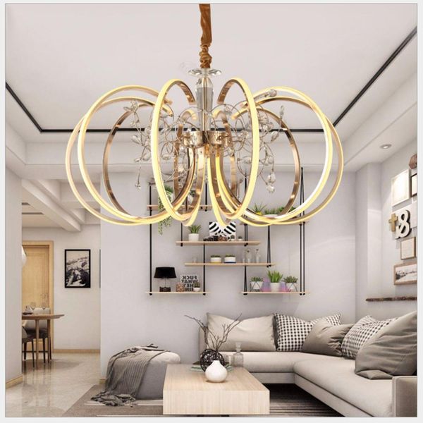 modern led chandelier novelty illumination nordic fixtures home lighting