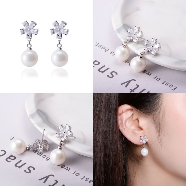 pearl eardrop temperament personality diamond flower ear nail joker earring woman luxury designer jewelry women earrings butterfly earrings, Silver
pearl eardrop temperament personality diamond flower ear nail joker earring woman luxury designer jewelry women earrings butterfly earrings, Silver