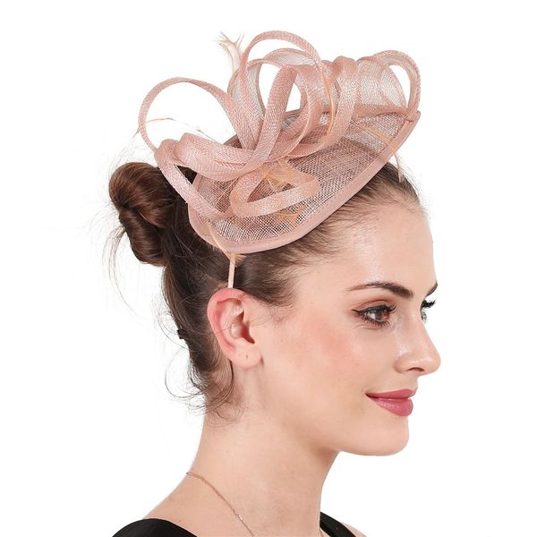 mingli tengda noble cambric court hat party formal hat women flax hair decorate feather headwear wedding bridal accessories
mingli tengda noble cambric court hat party formal hat women flax hair decorate feather headwear wedding bridal accessories