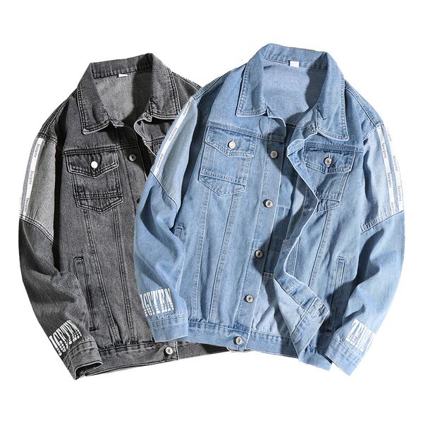 men's jackets denim clothing mens stitching jacket letter printing tide long sleeve lapel autumn m-3xl, Black;brown
men's jackets denim clothing mens stitching jacket letter printing tide long sleeve lapel autumn m-3xl, Black;brown