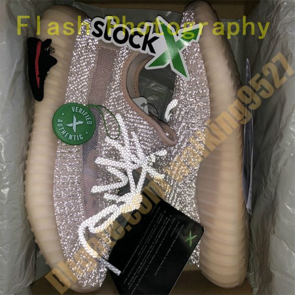 

stock x static black reflective antlia lundmark synth gid glow true form clay zebra kanye west women men designer fashion shoes with box