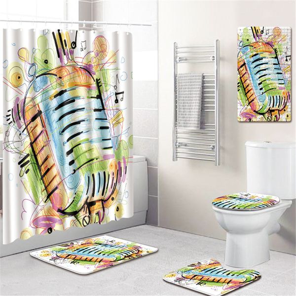 personalized pattern bathroom mat bathroom curtain pvc non slip hollow suction pad five piece bath toilet cover foot pad
personalized pattern bathroom mat bathroom curtain pvc non slip hollow suction pad five piece bath toilet cover foot pad