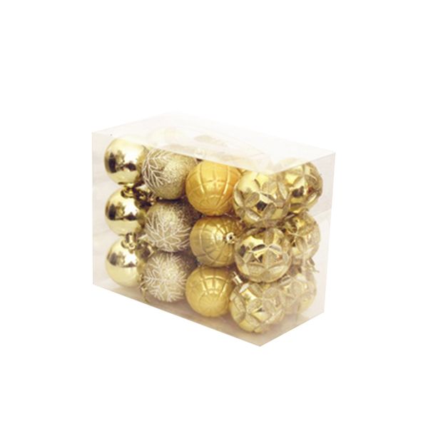 24pcs traditional shatterproof christmas ball ornaments christmas tree decorating balls (golden) golden
24pcs traditional shatterproof christmas ball ornaments christmas tree decorating balls (golden) golden