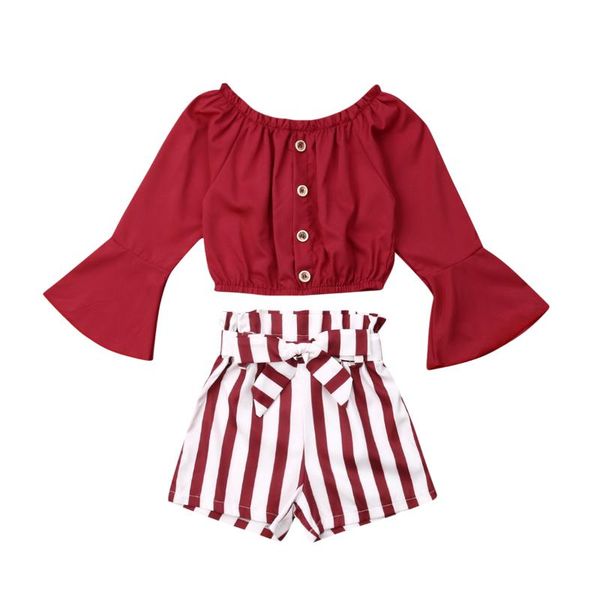 spring autumn clothing kids toddler baby girl flare long sleeve t-shirt+ sash striped short outfit 2pcs dress set 1-5t, White
spring autumn clothing kids toddler baby girl flare long sleeve t-shirt+ sash striped short outfit 2pcs dress set 1-5t, White