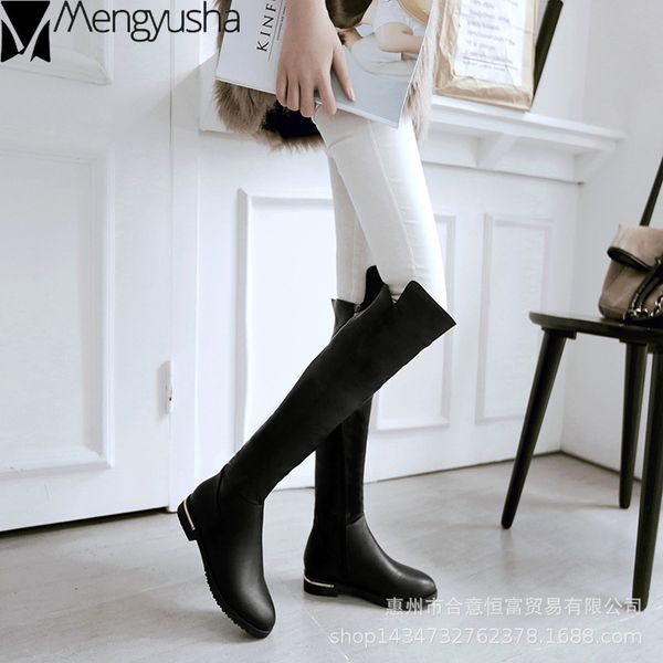 european winter new women boots wadded plush over the knee long motorcycle botines mujer 2019 female shoes thick bottom non-slip, Black
european winter new women boots wadded plush over the knee long motorcycle botines mujer 2019 female shoes thick bottom non-slip, Black