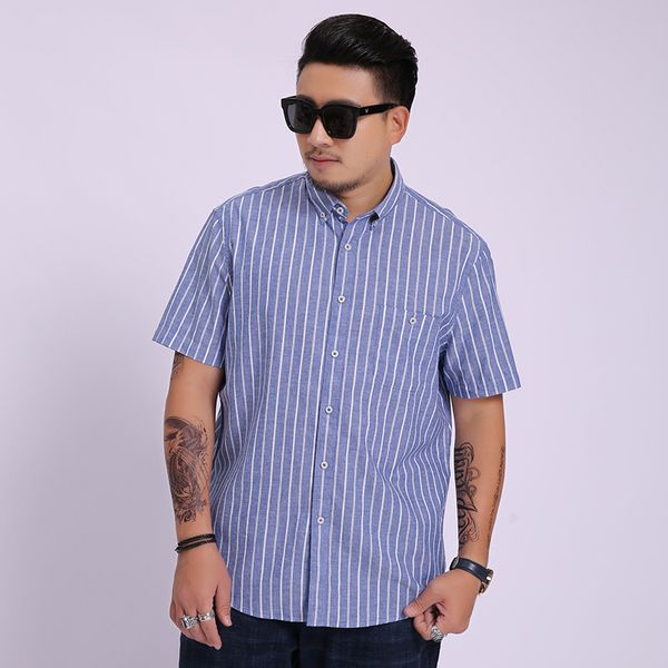 2020 big men's short sleeve shirt business striped fashion large size shirts summer cotton casual plus size 5xl 6xl 7xl 8xl, White;black
2020 big men's short sleeve shirt business striped fashion large size shirts summer cotton casual plus size 5xl 6xl 7xl 8xl, White;black