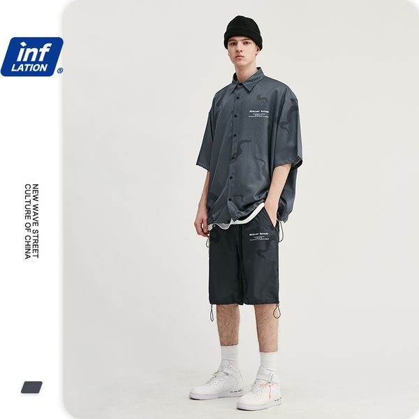 inflation summer hawaiian men suit outdoor tracksuit polyester men fashions short sleeve shirt elastic waist loose shorts, White;black
inflation summer hawaiian men suit outdoor tracksuit polyester men fashions short sleeve shirt elastic waist loose shorts, White;black