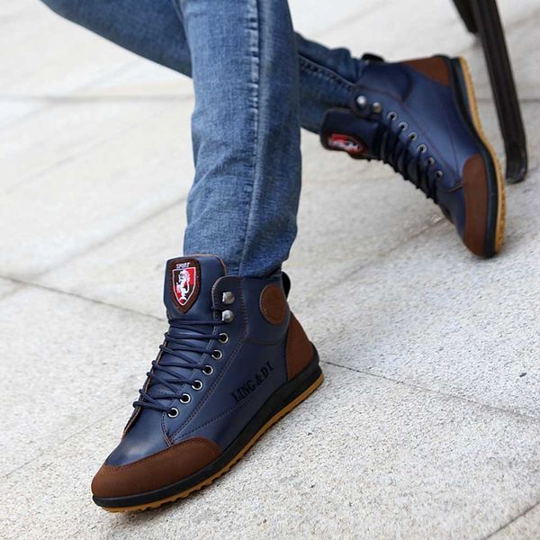 sagace new men leather boots fashion autumn winter warm cotton brand ankle boots lace up men shoes footwear casual drop shipping, Black
sagace new men leather boots fashion autumn winter warm cotton brand ankle boots lace up men shoes footwear casual drop shipping, Black